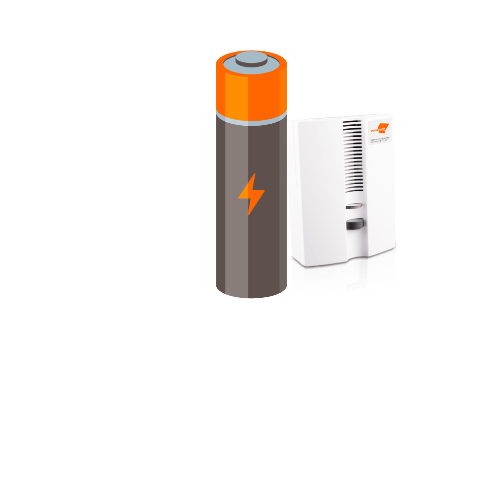 Kohlenmonoxid Melder 2-Jahres Batterie